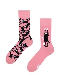 Chaussettes Chats Roses