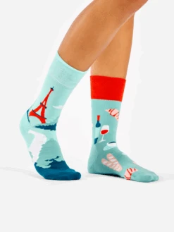 Chaussettes La France (et Sa Tour Eiffel) -Le Bar à Chaussettes D U SC RS 02 C C OKT 2220 3