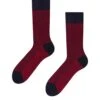 Chaussettes Bambou Jacquard Bordeaux -Le Bar à Chaussettes D U SC RS C B 1992