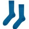 Chaussettes Bambou Jacquard Bleues Et Citron Vert -Le Bar à Chaussettes D U SC RS C B 2209
