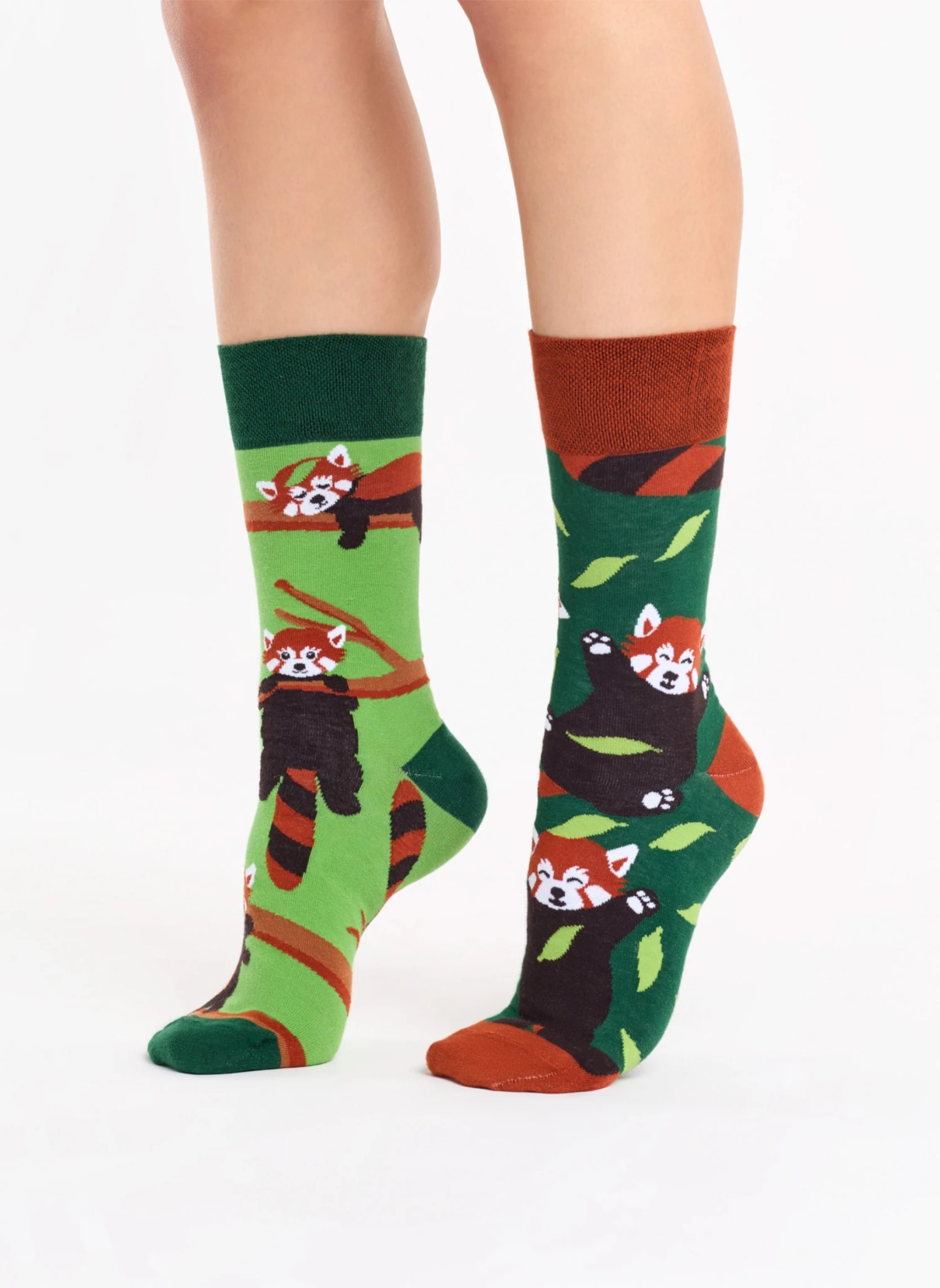Chaussettes Panda Roux 2 Chaussettes Panda Roux – Image 2