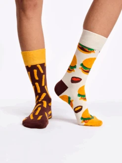 Chaussettes Burger Frites -Le Bar à Chaussettes D U SC RS C C 2057 2