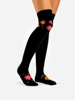 Chaussettes Au-dessus Des Genoux Je T'aime, Un Peu, Beaucoup -Le Bar à Chaussettes D W SC OKS C C OKT 1746 3