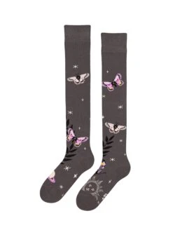 Chaussettes Au-dessus Des Genoux Papillons De Nuit