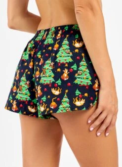 Caleçon Femme Le Noël Des Chats -Le Bar à Chaussettes DWLB2170 LR8