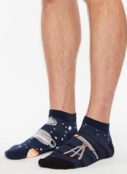 Socquettes Univers Profond -Le Bar à Chaussettes GMLS031 2