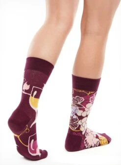 Chaussettes Vin Rouge Et Raisins -Le Bar à Chaussettes GMRS055 VFB 3