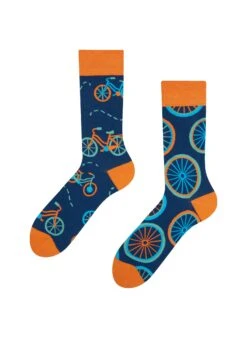 Chaussettes Bicyclettes Oranges