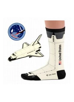 Chaussettes Navette Spatiale De La NASA -Le Bar à Chaussettes HT NASA Discovery Socks VFB 3