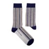 Chaussettes Pied De Poule Beige (Tissus Porsche)