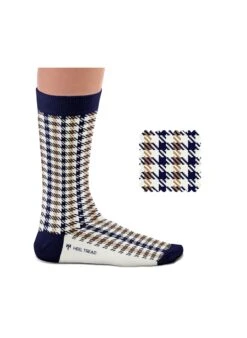 Coffret Chaussettes Tissus Porsche “Pepita” -Le Bar à Chaussettes HT Pepita Pack VFB 6