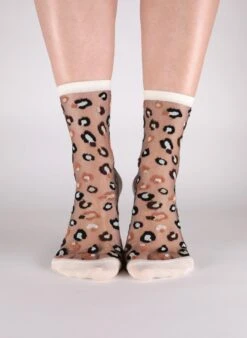 Chaussettes à Paillettes Léopard Horseshoe Bend Crème -Le Bar à Chaussettes HoreseshoeBendCreme VFB 3