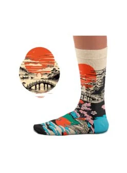 Chaussettes Japanese Sunrise -Le Bar à Chaussettes JC Sunrise Socks VFB 3