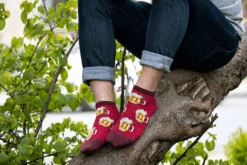 Socquettes Chopes De Bière Rouges -Le Bar à Chaussettes PH02 018 4