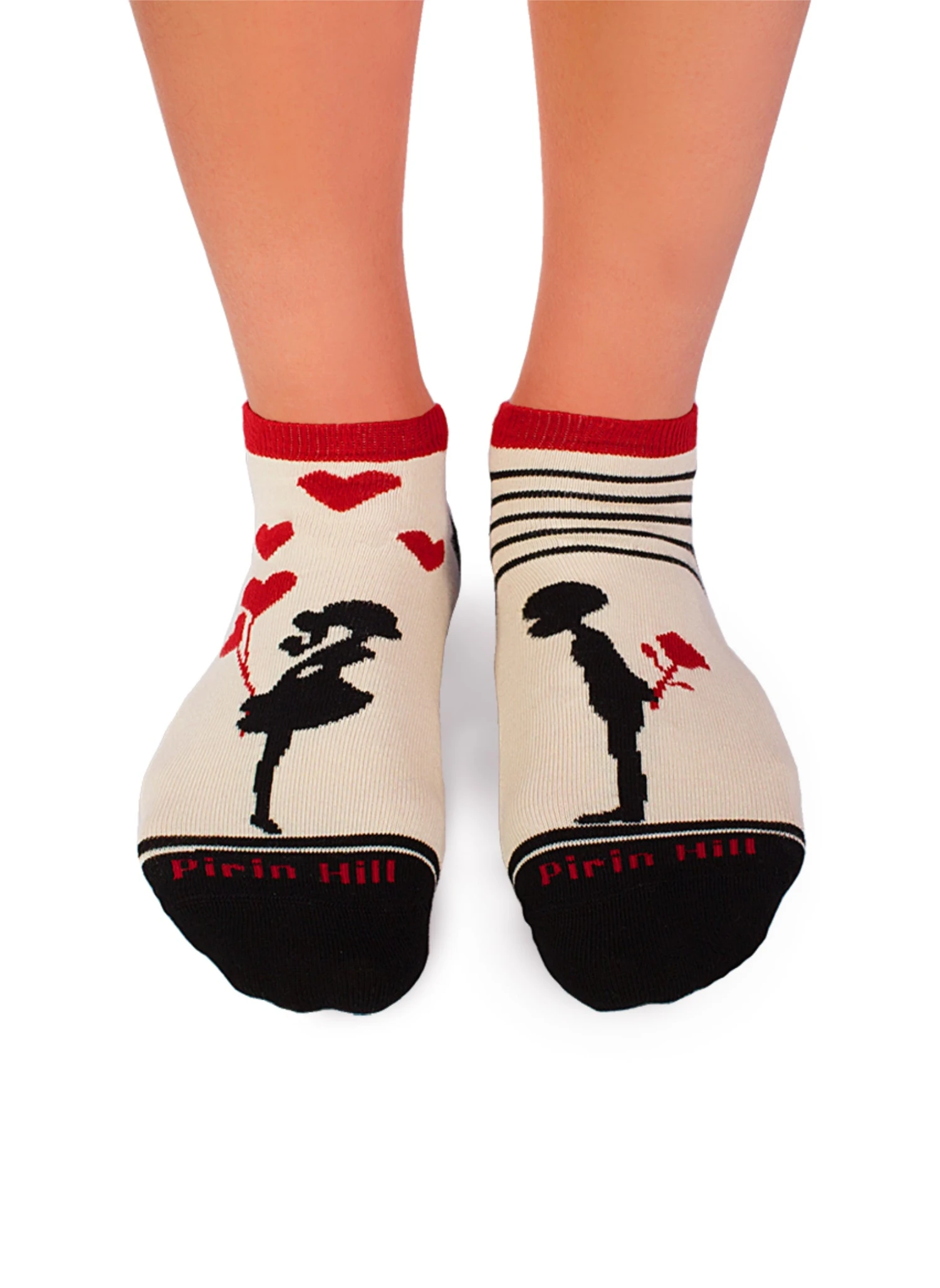 Socquettes Amoureux Dépareillées 1 Socquettes Amoureux Dépareillées