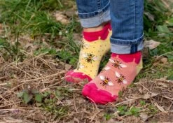 Socquettes En Bambou Abeilles - Jaunes -Le Bar à Chaussettes PH06 007 5