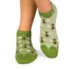 Socquettes En Bambou Abeilles - Vertes -Le Bar à Chaussettes PH06 010 VFB 1