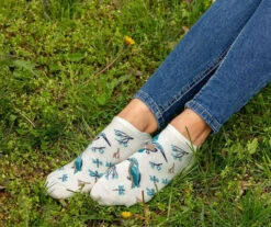 Socquettes En Bambou Oiseaux & Fleurs - Écrues -Le Bar à Chaussettes PH06 151 2 a060de46 a8ab 4602 9c10 a346a520d72a