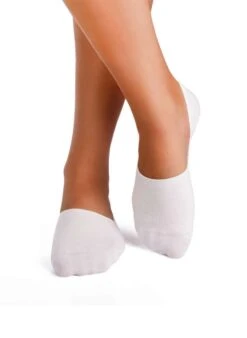 Protège-Pieds En Coton Bio Unis Blancs