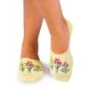 Protège-Pieds En Coton Bio Fleurs & Herbes - Jaunes 12 Protège-Pieds En Coton Bio Fleurs & Herbes - Jaunes -Le Bar à Chaussettes PH08 025 VFB 1