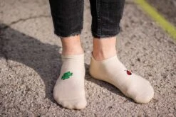 Socquettes Active Day Écrues Trèfle & Coccinelle 13 Socquettes Active Day Écrues Trèfle & Coccinelle -Le Bar à Chaussettes PH08 904 3