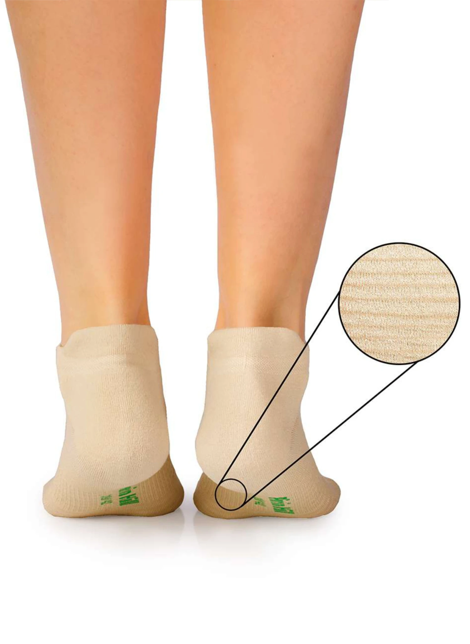 Socquettes Active Day Écrues Trèfle & Coccinelle 4 Socquettes Active Day Écrues Trèfle & Coccinelle – Image 4