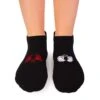 Socquettes Active Day Noires Ange & Démon