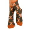Chaussettes Coton Marrons Renards