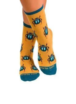 Chaussettes Coton Moutardes Scarabées