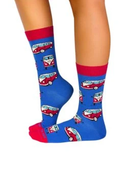 Chaussettes Coton Bleues Combi Volkswagen -Le Bar à Chaussettes PH12 049 VBF6