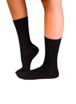 Chaussettes Sans Élastique Coton Bio Noires -Le Bar à Chaussettes PH12 900 VBF1