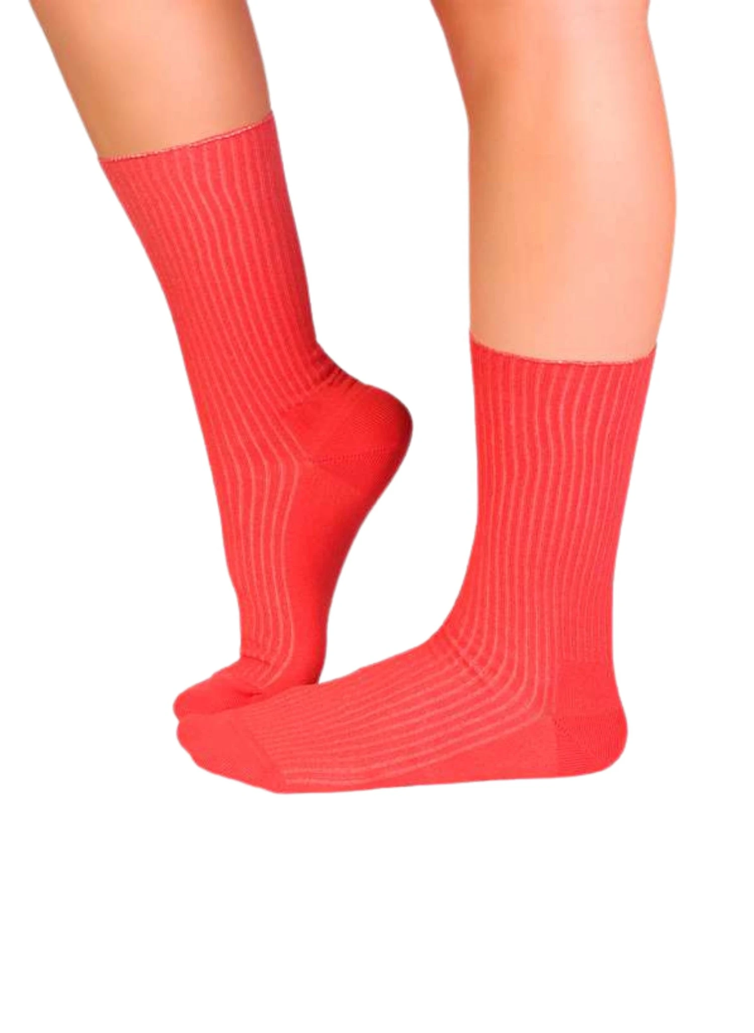 Chaussettes Sans Élastique Coton Bio Corail 3 Chaussettes Sans Élastique Coton Bio Corail – Image 3
