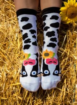 Chaussettes Arty Oh La Vache ! -Le Bar à Chaussettes PH14 009 3
