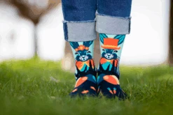 Chaussettes Arty Lapins De Pâques - Bleues & Menthes -Le Bar à Chaussettes PH14 031 5