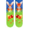 Chaussettes Arty Lapins De Pâques - Vertes & Bleues -Le Bar à Chaussettes PH14 032 VFB 1