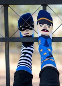 Chaussettes Arty Professions - Policier -Le Bar à Chaussettes PH14 042vbf6