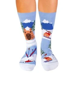 Chaussettes Enfants Arty Georges Le Capybara Au Ski