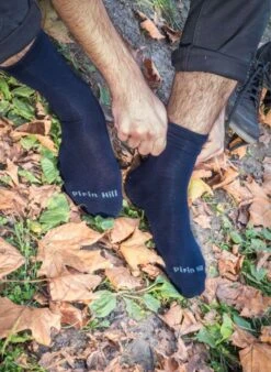 Chaussettes En Bambou Unies Bleu Marine -Le Bar à Chaussettes PH15 102