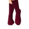 Chaussettes En Bambou Unies Bordeaux 6 Chaussettes En Bambou Unies Bordeaux -Le Bar à Chaussettes PH15 103F VBF