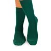 Chaussettes En Bambou Unies Vert Pétrole -Le Bar à Chaussettes PH15 630F VFB 1
