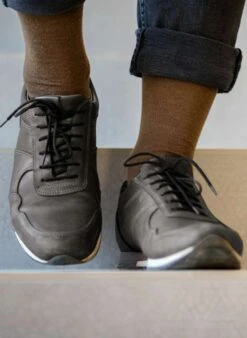 Chaussettes Laine Mérinos & Coton Marron Clair -Le Bar à Chaussettes PH17 249 4