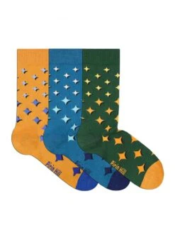 Boite De 3 Paires De Chaussettes En Bambou Étoiles