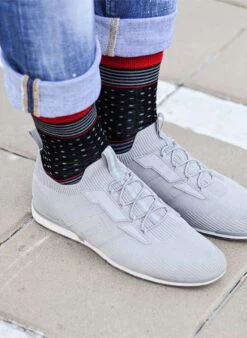 Boite De 3 Paires De Chaussettes Fines En Bambou Rayures & Pois -Le Bar à Chaussettes PH36 125 V 3