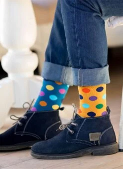 Coffret De 5 Paires De Chaussettes Bambou à Pois -Le Bar à Chaussettes PH55 000 V 1