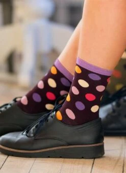 Coffret De 5 Paires De Chaussettes Bambou à Pois -Le Bar à Chaussettes PH55 000 V 2