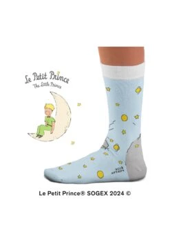 Chaussettes Astéroïde B-612, Le Petit Prince -Le Bar à Chaussettes PP Moon Socks 3 ad63227f a7b9 4b7a 8609 dd18db6b20a7