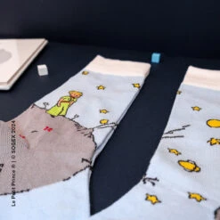 Chaussettes Astéroïde B-612, Le Petit Prince -Le Bar à Chaussettes PP Moon Socks 4