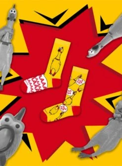 Chaussettes Poulet Hurlant -Le Bar à Chaussettes SK SKA FUN 019 KUD VFB 4