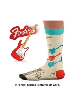 Chaussettes Fender, Guitares -Le Bar à Chaussettes SS Fender Guitars Socks VFB 3