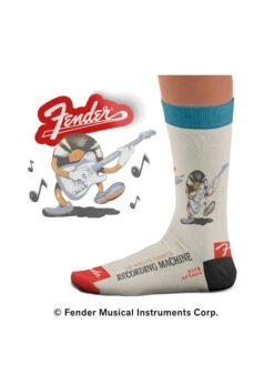 Chaussettes Fender, Recording Machine -Le Bar à Chaussettes SS Fender Record Socks VFB 3